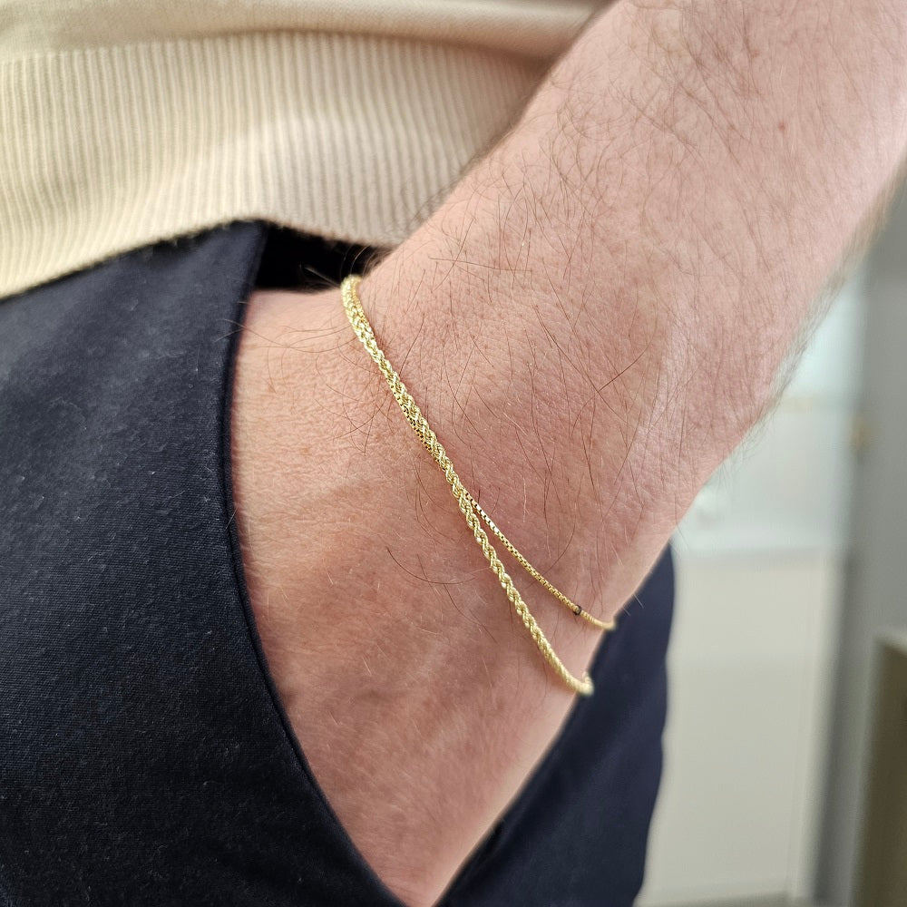 Bracciale ORO 750 (18KT) Uomo - 1404.BR63128:16M12