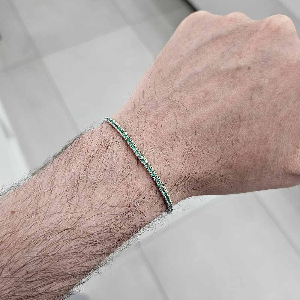 Bracciale Tennis Uomo CRIERI Icon - BTEICK190EE1180 - immagine 2