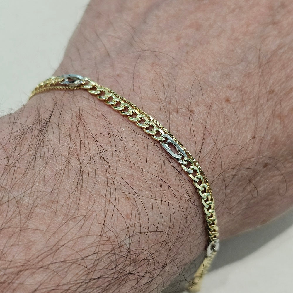Bracciale ORO 750 (18KT) Uomo - 1412.BR73426:54M8