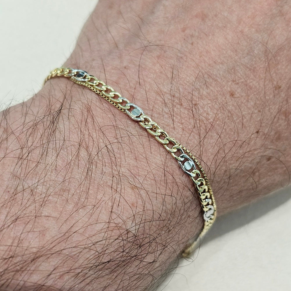 Bracciale Uomo in ORO 750 (18KT) - 1414.BR595X60M8