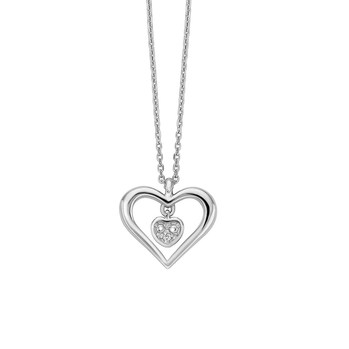 Collana Donna MILUNA Cuore - CLD4670X