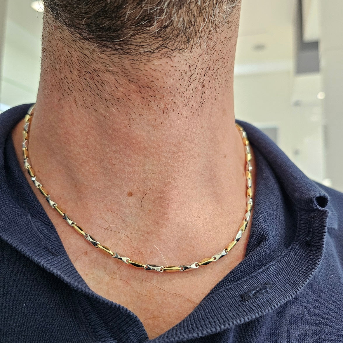 Collana Uomo in ORO 750 (18KT) - 1551.CT1945X232M12