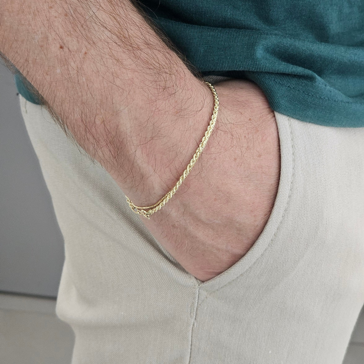 Bracciale ORO 750 (18KT) Uomo - 1596.BRX80256