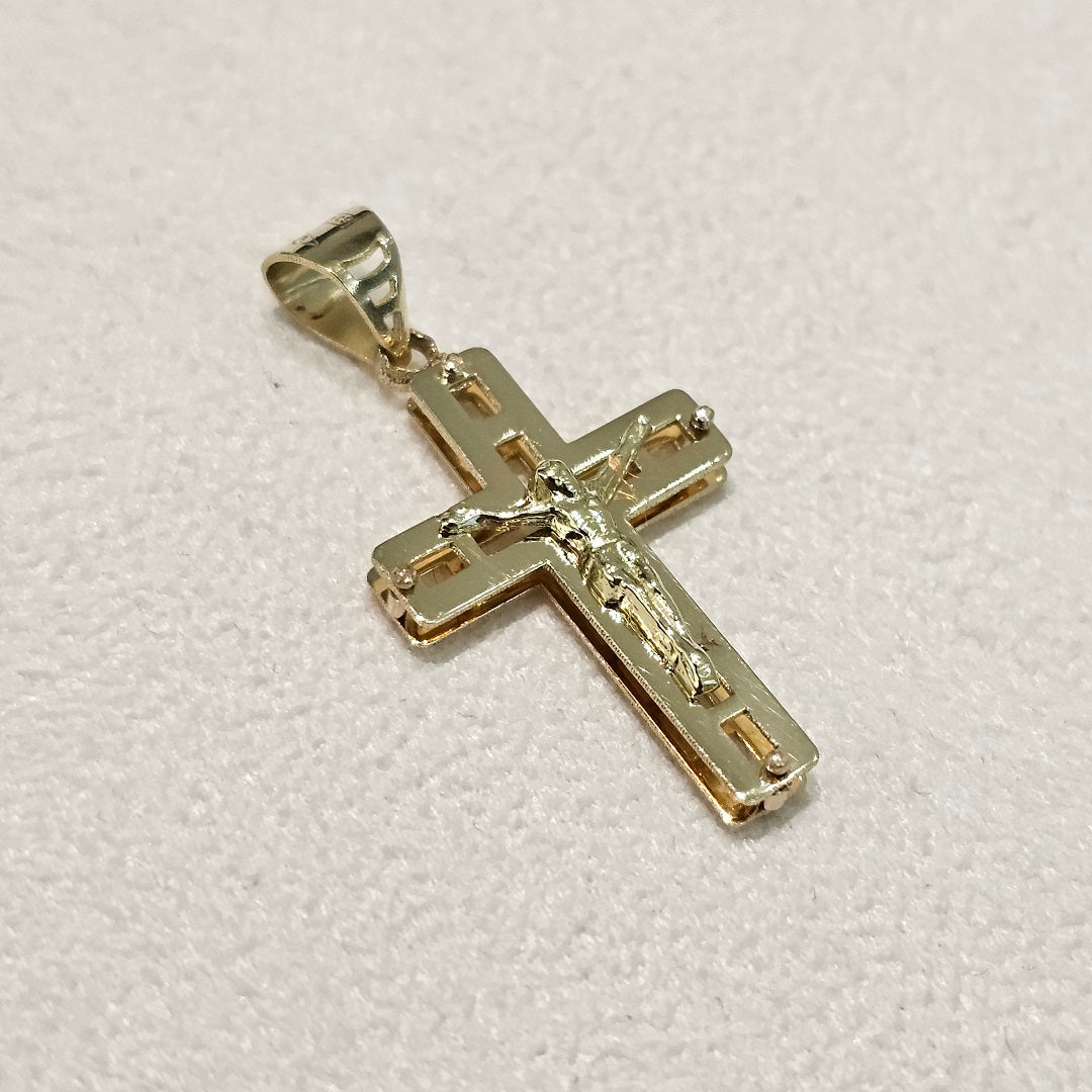 Pendente Croce ORO 750 (18KT) Uomo - 1901.CR240X28M10