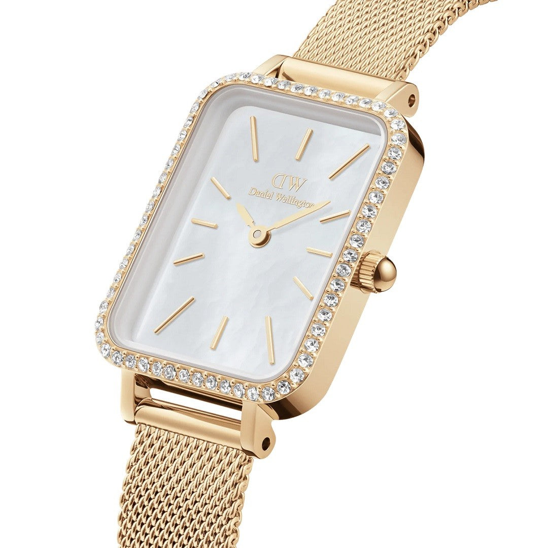 Orologio Donna DANIEL WELLINGTON Quadro Lumine Bezel Evergold - DW00100668 - immagine 2