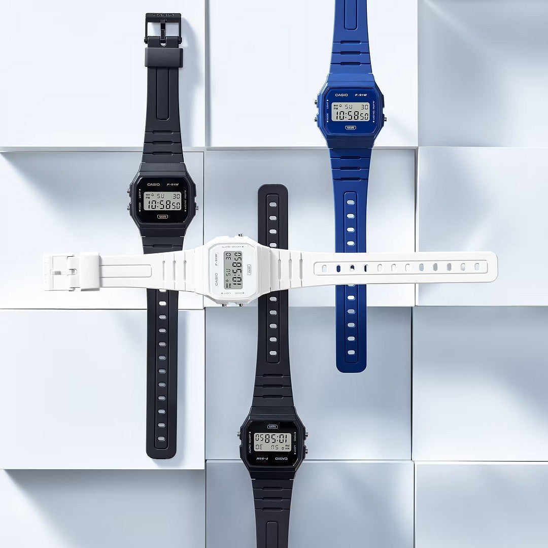 Orologio CASIO Vintage - F-91WB-2A1EF - immagine 3
