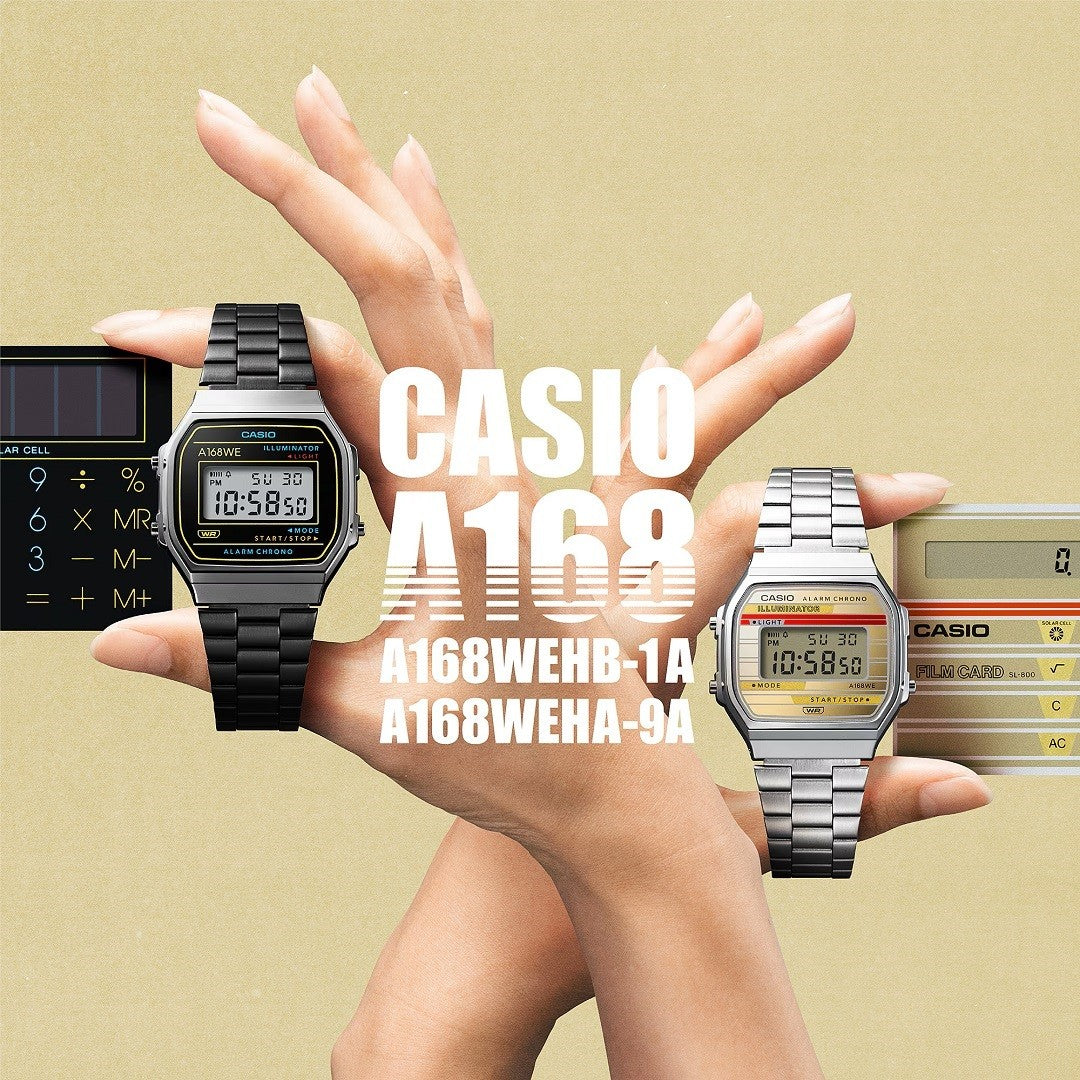 Orologio Unisex CASIO Vintage - A168WEHB-1AEF - immagine 3