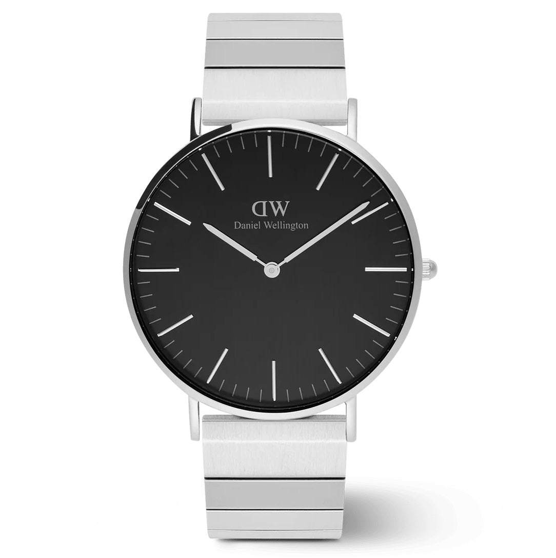 Orologio Uomo DANIEL WELLINGTON Classic Piano Link Onyx Silver - DW00100774
