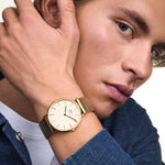 Orologio Uomo DANIEL WELLINGTON Classic Piano Link Gold Unitone - DW00100779 - immagine 2