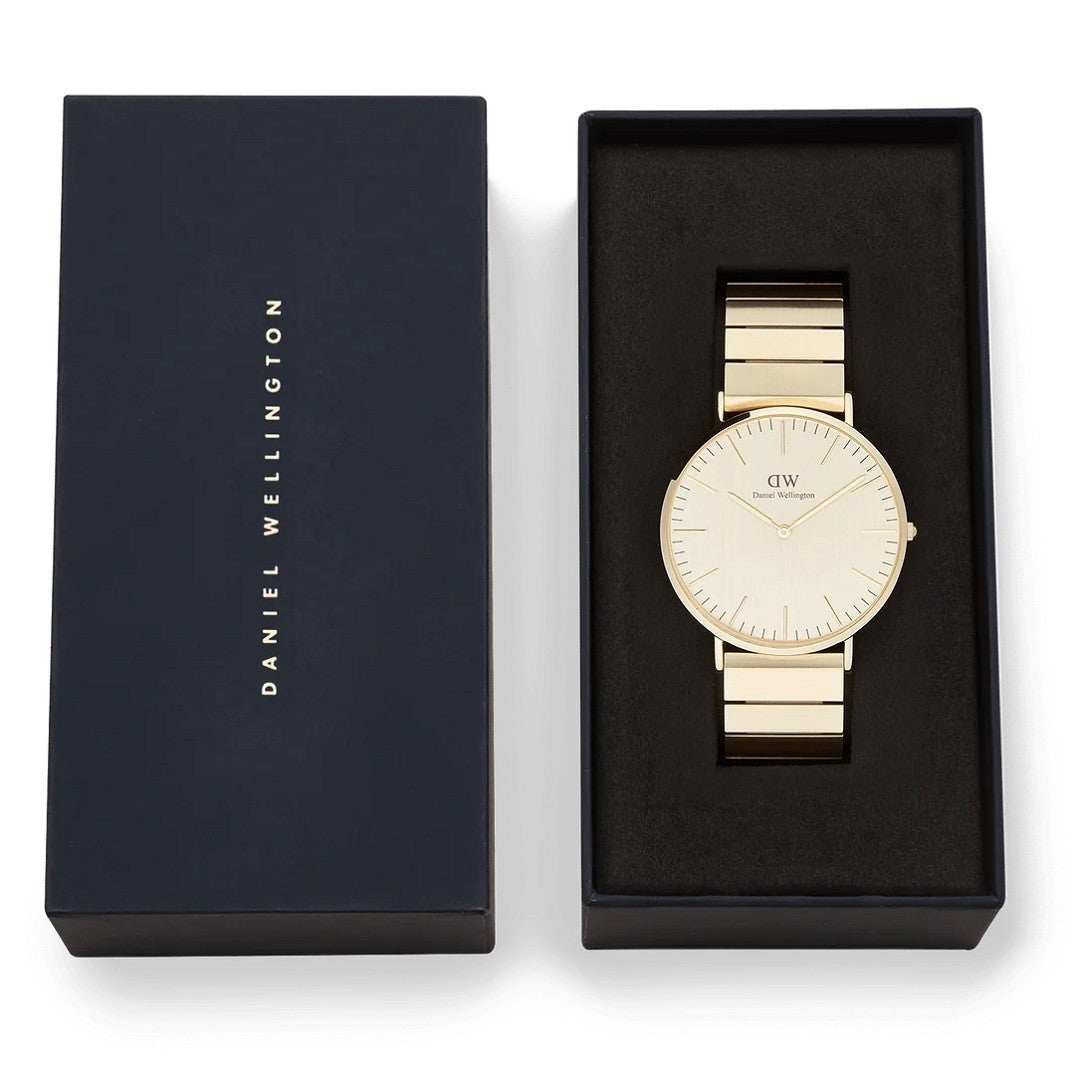 Orologio Uomo DANIEL WELLINGTON Classic Piano Link Gold Unitone - DW00100779 - immagine 6