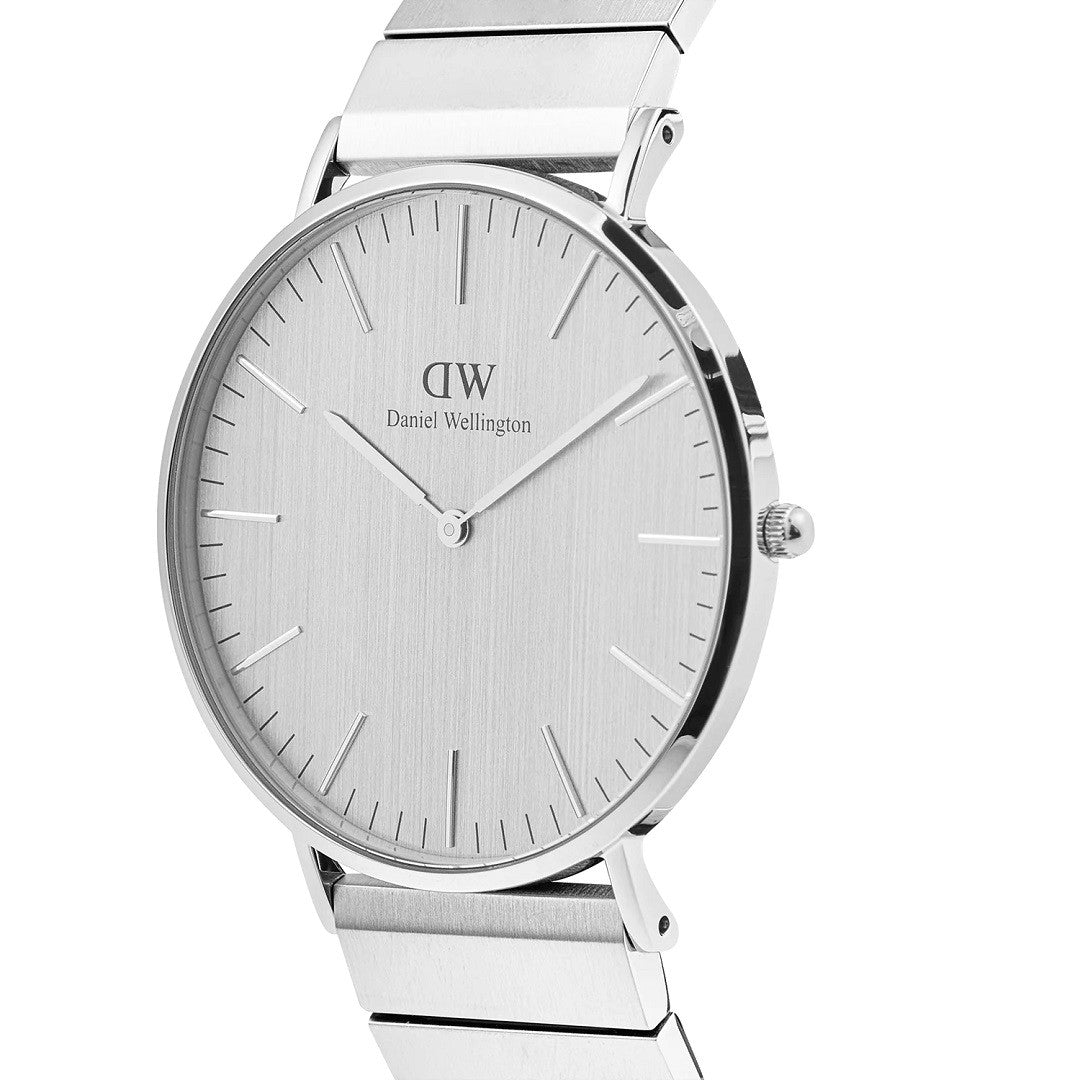 Orologio Uomo DANIEL WELLINGTON Classic Piano Link Silver Unitone - DW00100775 - immagine 3