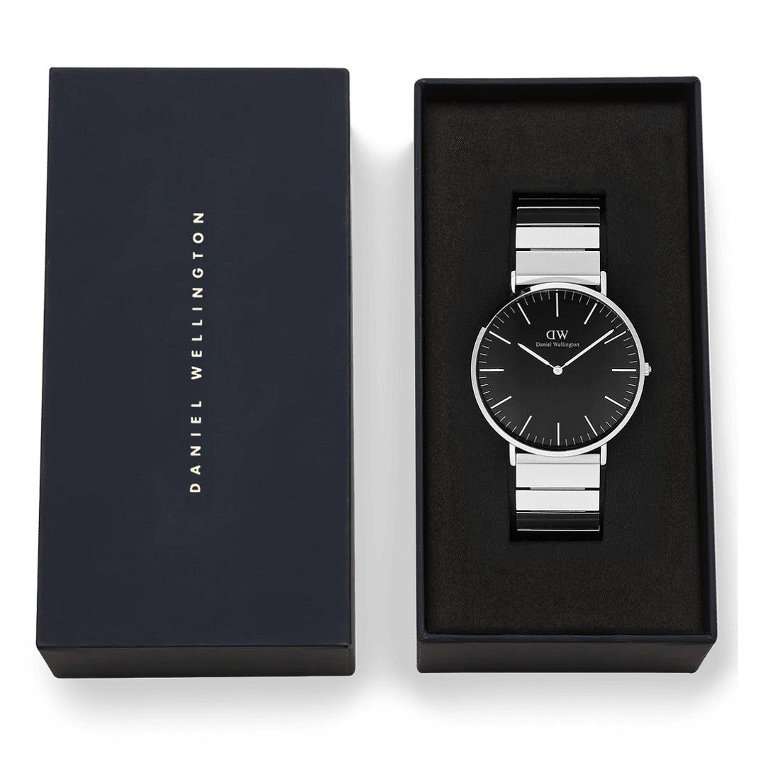 Orologio Uomo DANIEL WELLINGTON Classic Piano Link Onyx Silver - DW00100774 - immagine 6