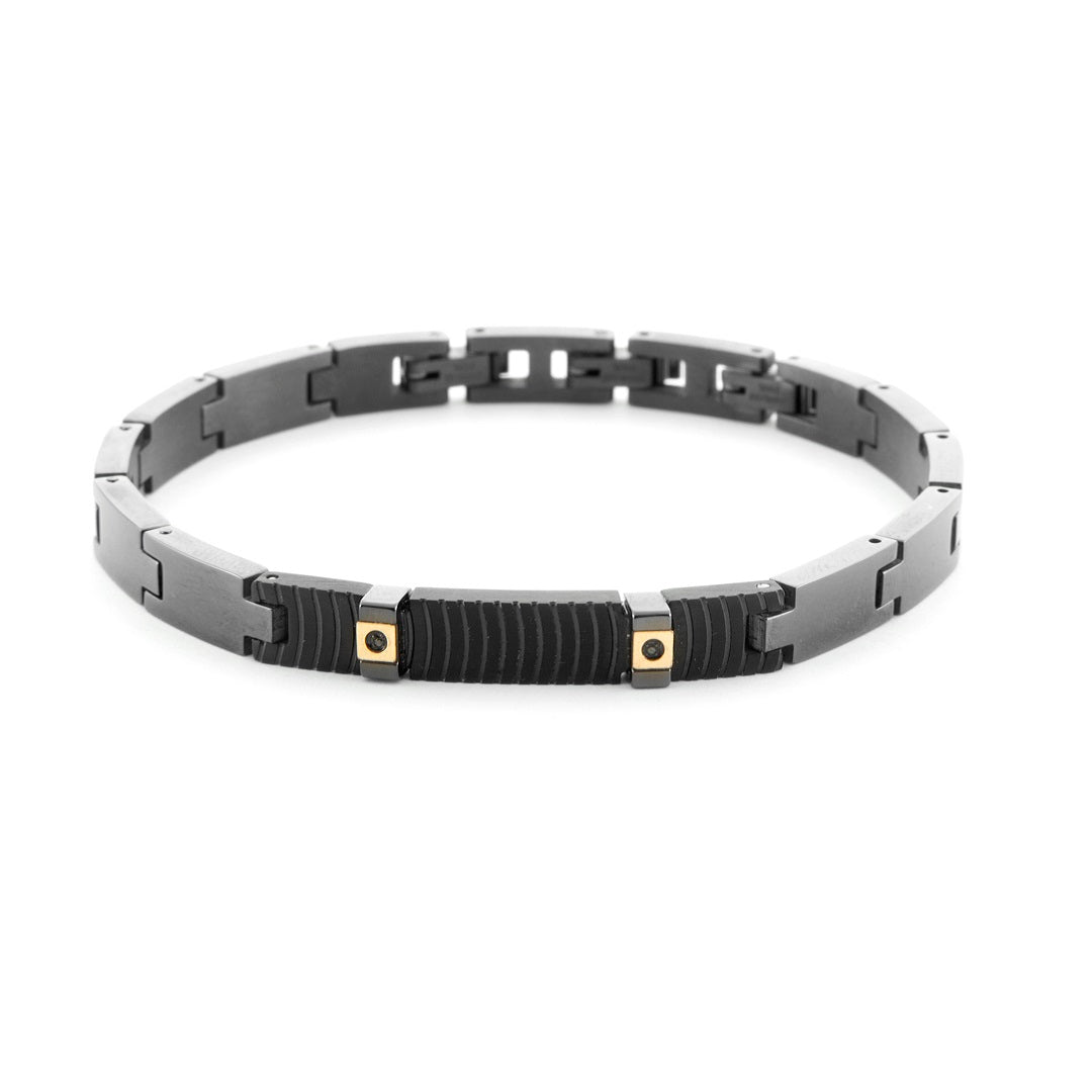 Bracciale Uomo 4US CESARE PACIOTTI Steel & Gold - 4UBR6950