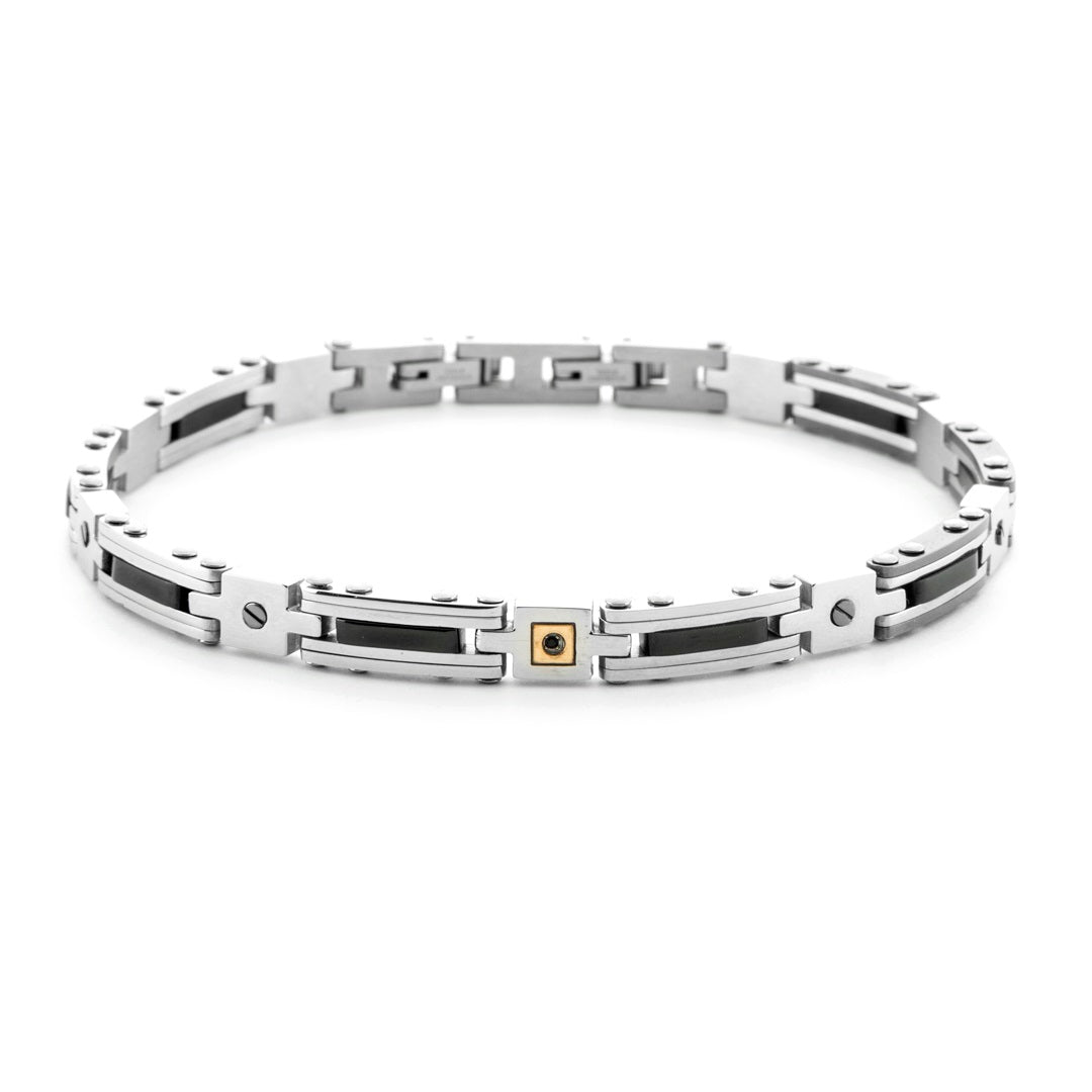 Bracciale Uomo 4US CESARE PACIOTTI Steel & Gold - 4UBR6953