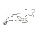 Collana Uomo CESARE PACIOTTI Silver Black Wave - JPCL2065V
