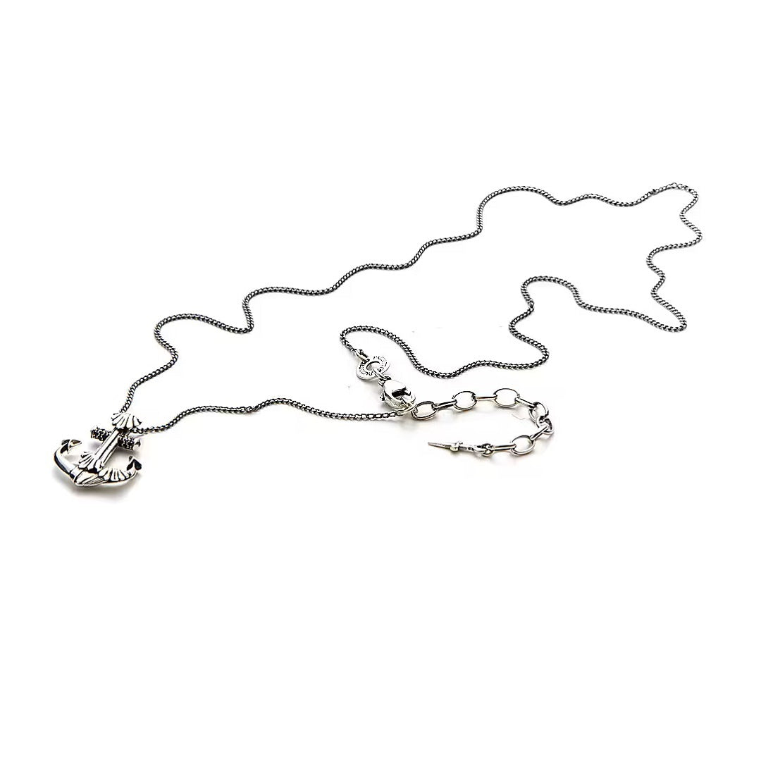 Collana Uomo CESARE PACIOTTI Silver Black Wave - JPCL2065V