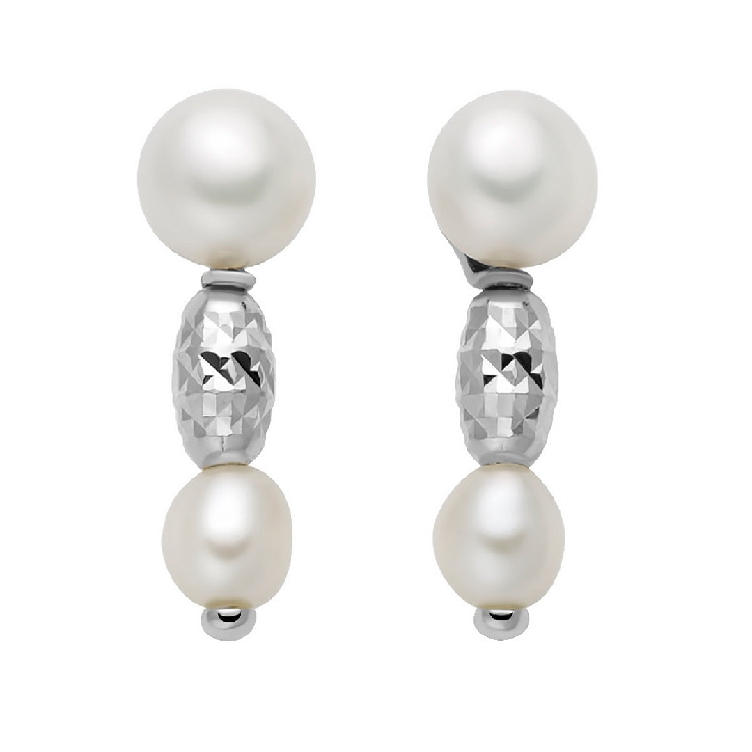 Orecchini Donna MILUNA Pepite di Perle - PER2794B