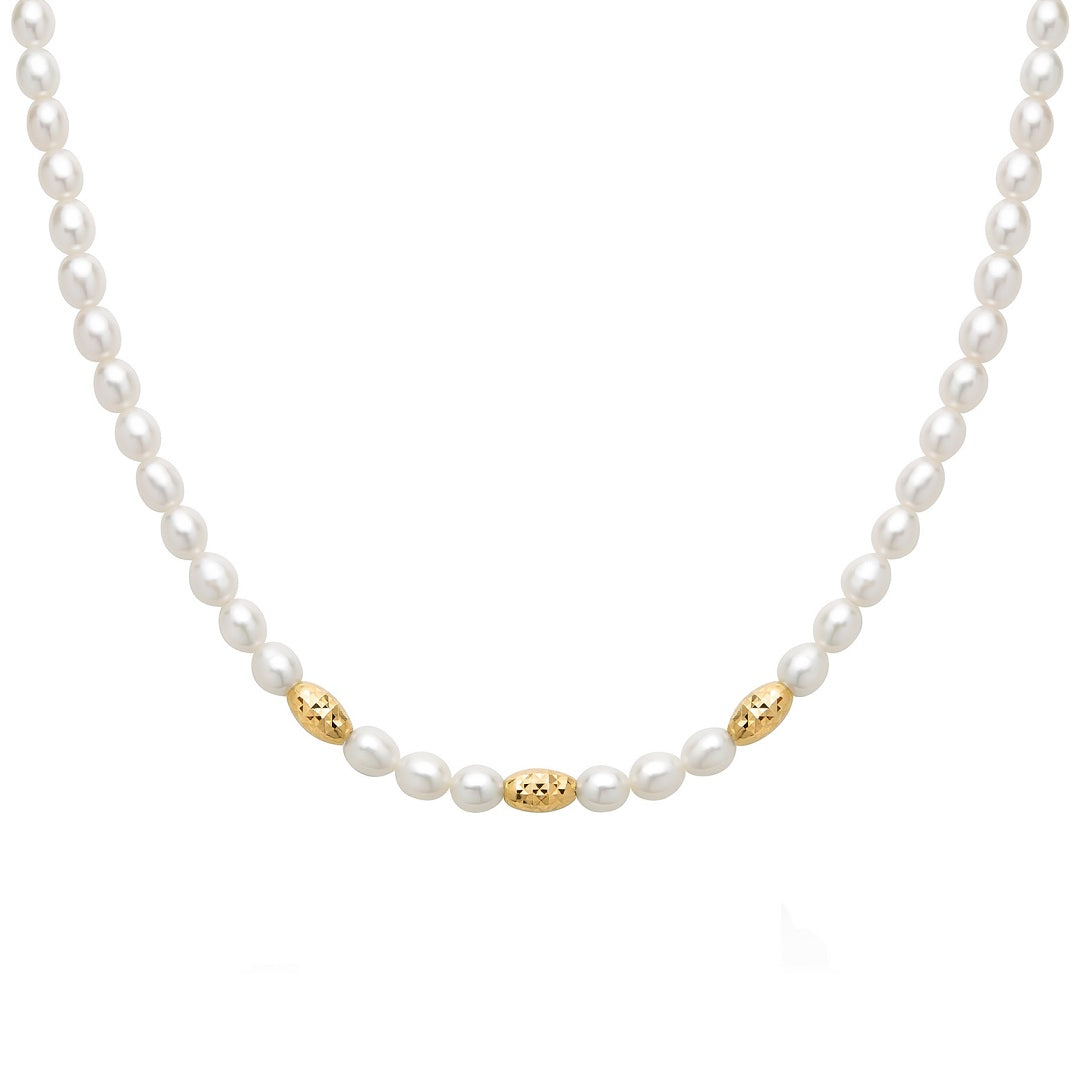 Collana Donna MILUNA Pepite di Perle - PCL6653G