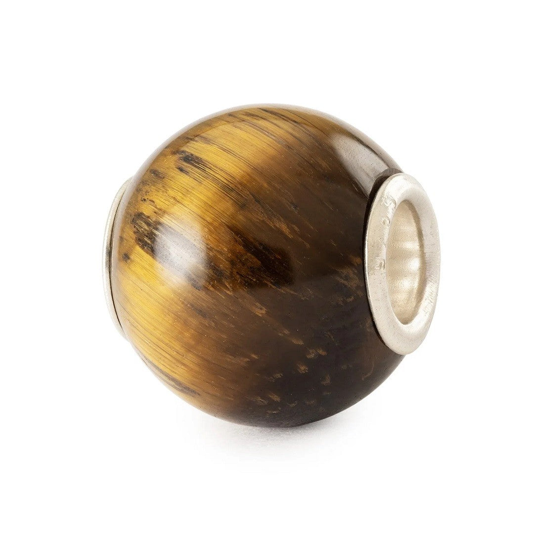 Beads TROLLBEADS Occhio di Tigre Giallo Rotondo - TSTBE-00042 - immagine 3