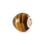 Beads TROLLBEADS Occhio di Tigre Giallo Rotondo - TSTBE-00042 - immagine 4