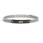 Bracciale Uomo 4US CESARE PACIOTTI Steel & Gold - 4UBR7656