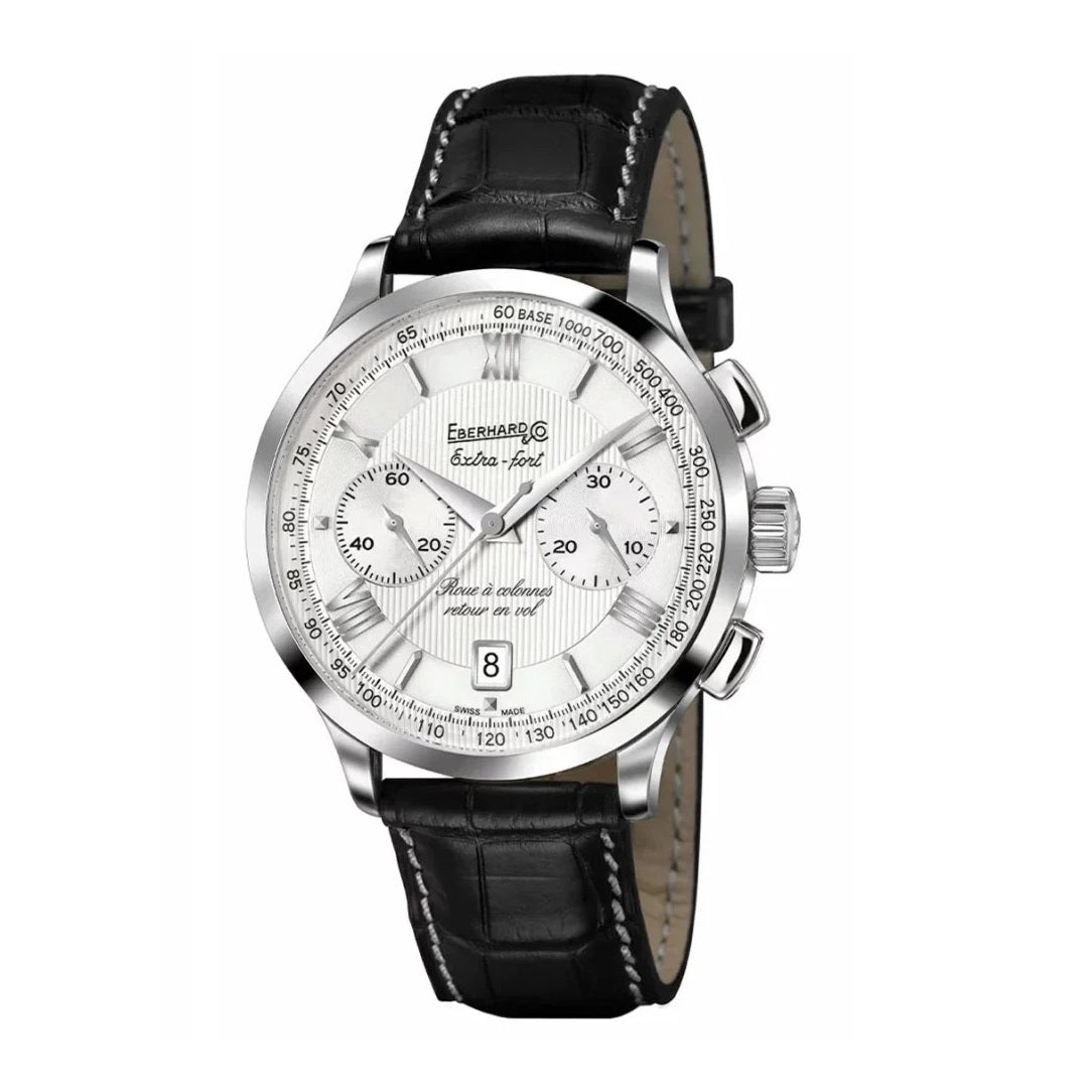 Orologio Uomo EBERHARD Extra-Fort Roue à Colonnes Retour en Vol - 31957.01 CP/NERO