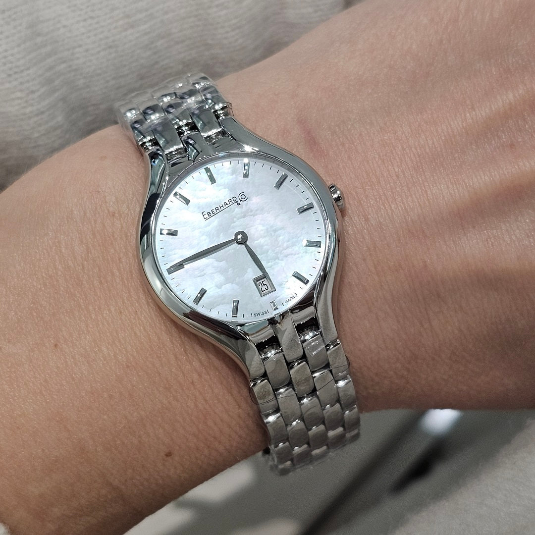 Orologio Donna EBERHARD Rêve - Quadrante Madreperla Bianca - 61009.01 CA/MOP BIANCA