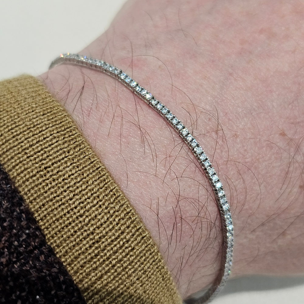 Bracciale Tennis Uomo in ORO 750 (18KT) - 2508.BR83700:88M15