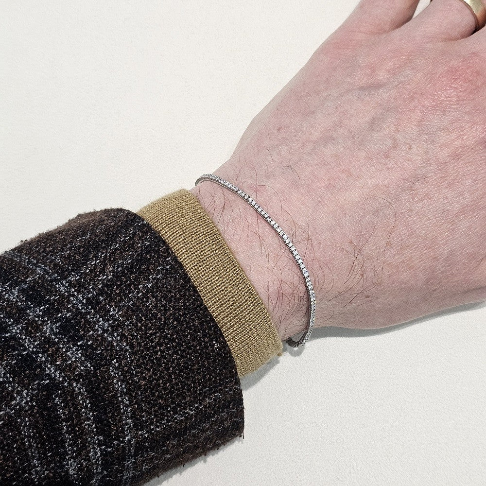 Bracciale Tennis Uomo in ORO 750 (18KT) - 2508.BR83700:88M15 - immagine 2
