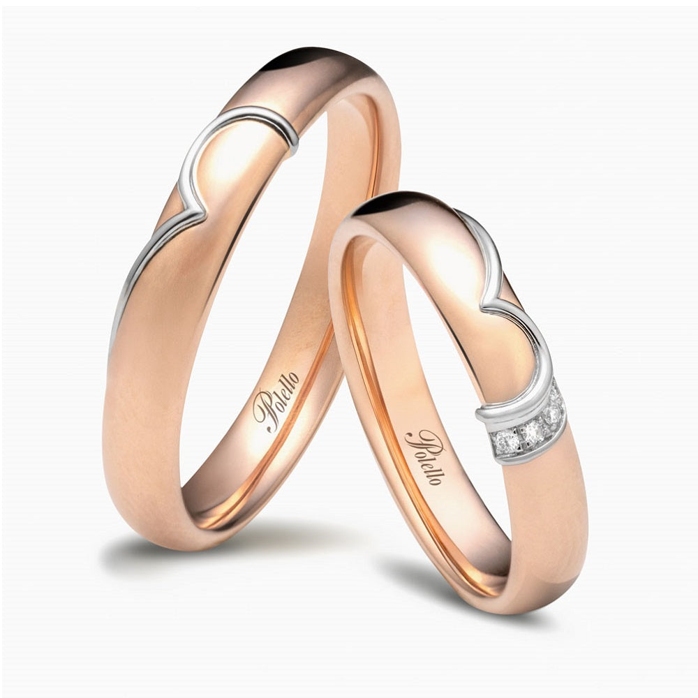 Coppia Fedi POLELLO Petalo D’Amore - 3401DRPT-3401URPT