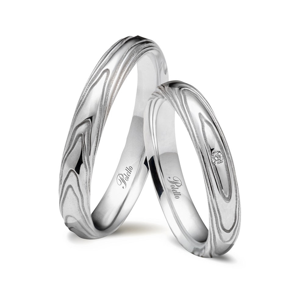 Coppia Fedi POLELLO Petalo D’Amore - 3408DB-3408UB