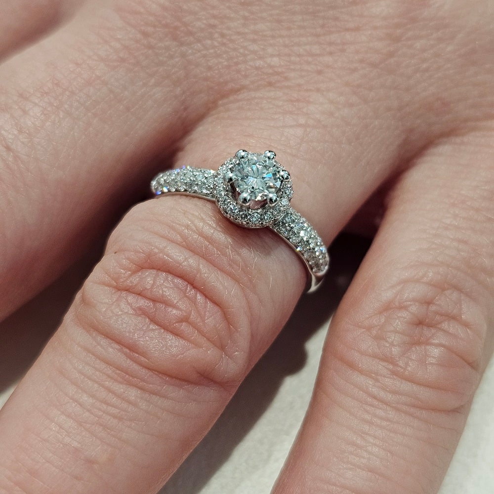 Anello Donna DAMIANI Minou Full Pavé - 81076826