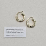 Orecchini ORO 750 (18KT) Donna - 2554.OR72318:40M5 - immagine 2