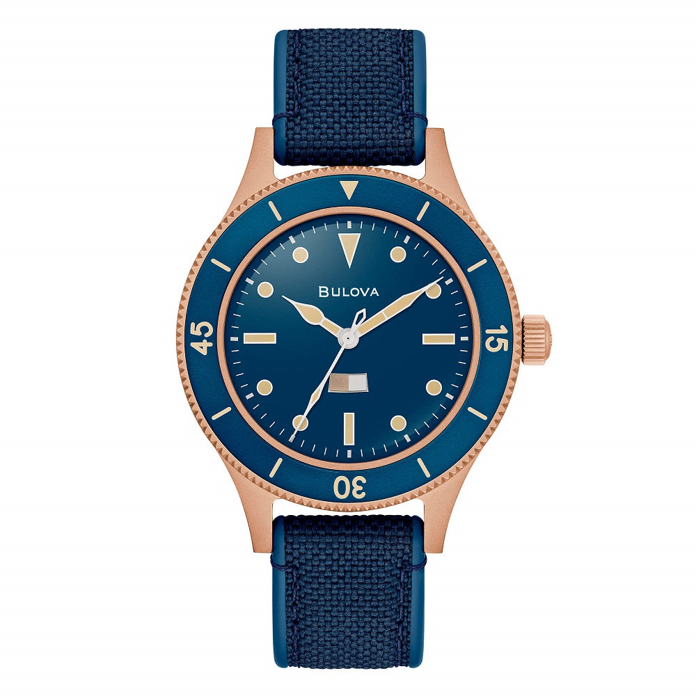 Orologio Uomo BULOVA Mil-Ships Bronze 150° Anniversary Special Edition - 98A325