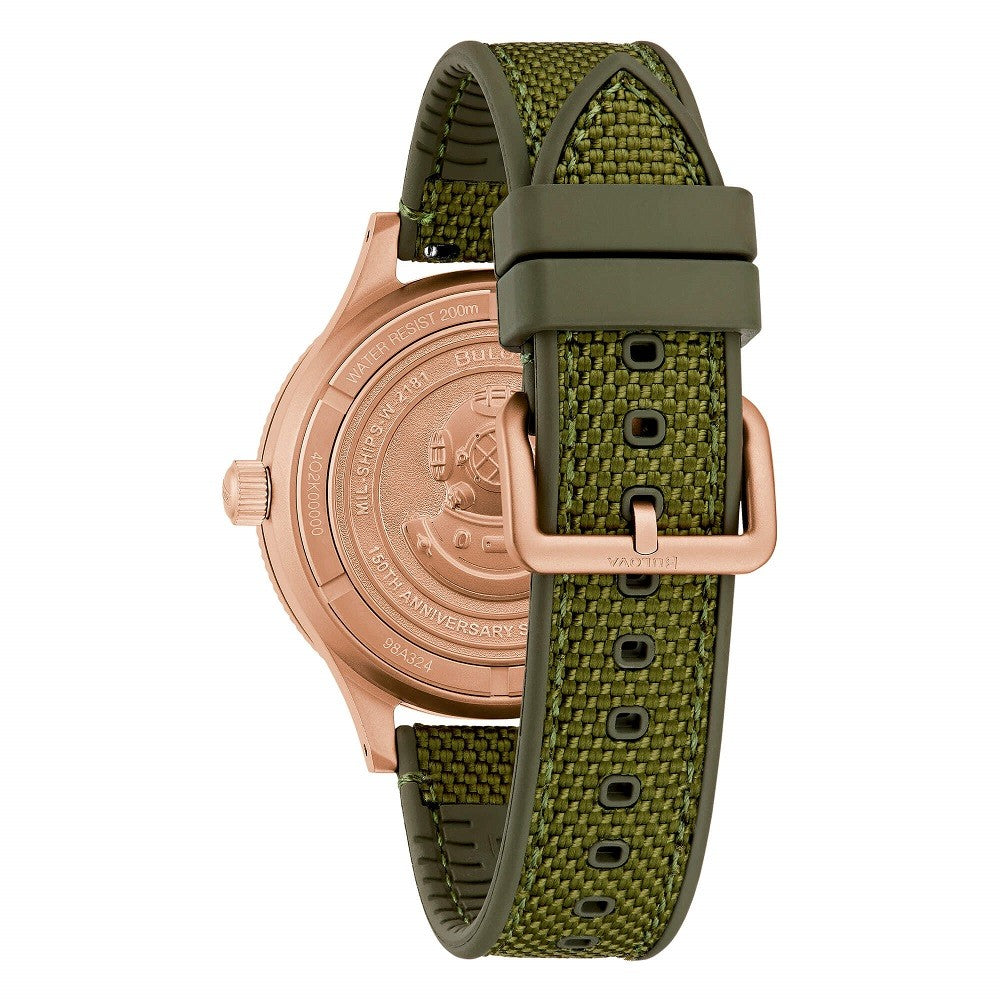 Orologio Uomo BULOVA Mil-Ships Bronze 150° Anniversary Special Edition - 98A324 - immagine 3