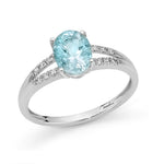 Anello Donna MILUNA Acquamarina - LID3921