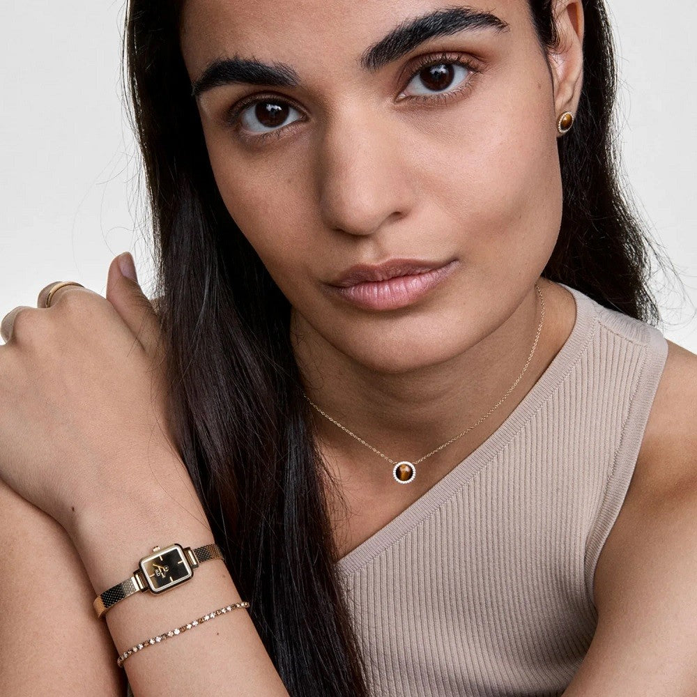 Orologio Donna DANIEL WELLINGTON Quadro Mini Reflection Gold - DW00100801 - immagine 2