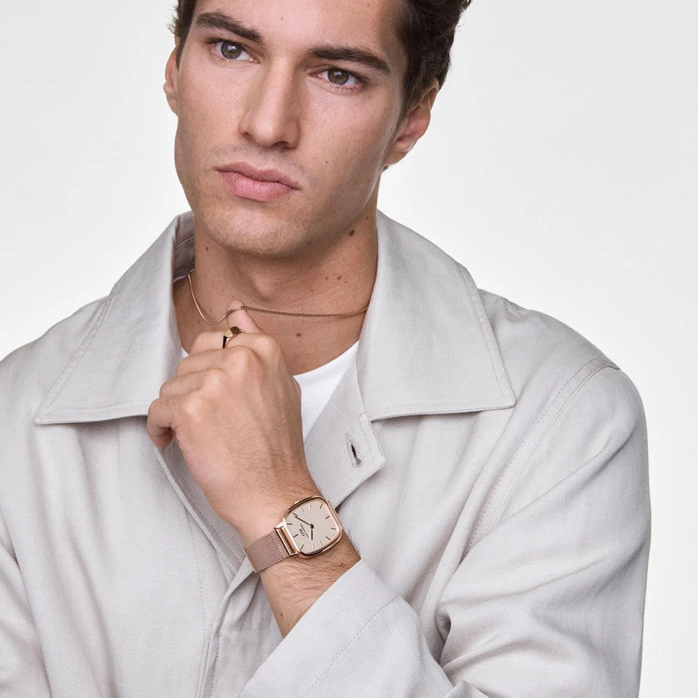 Orologio Uomo DANIEL WELLINGTON Marlon Melrose Linen - DW00100815