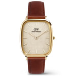 Orologio Uomo DANIEL WELLINGTON Marlon St Mawes Linen Gold - DW00100839