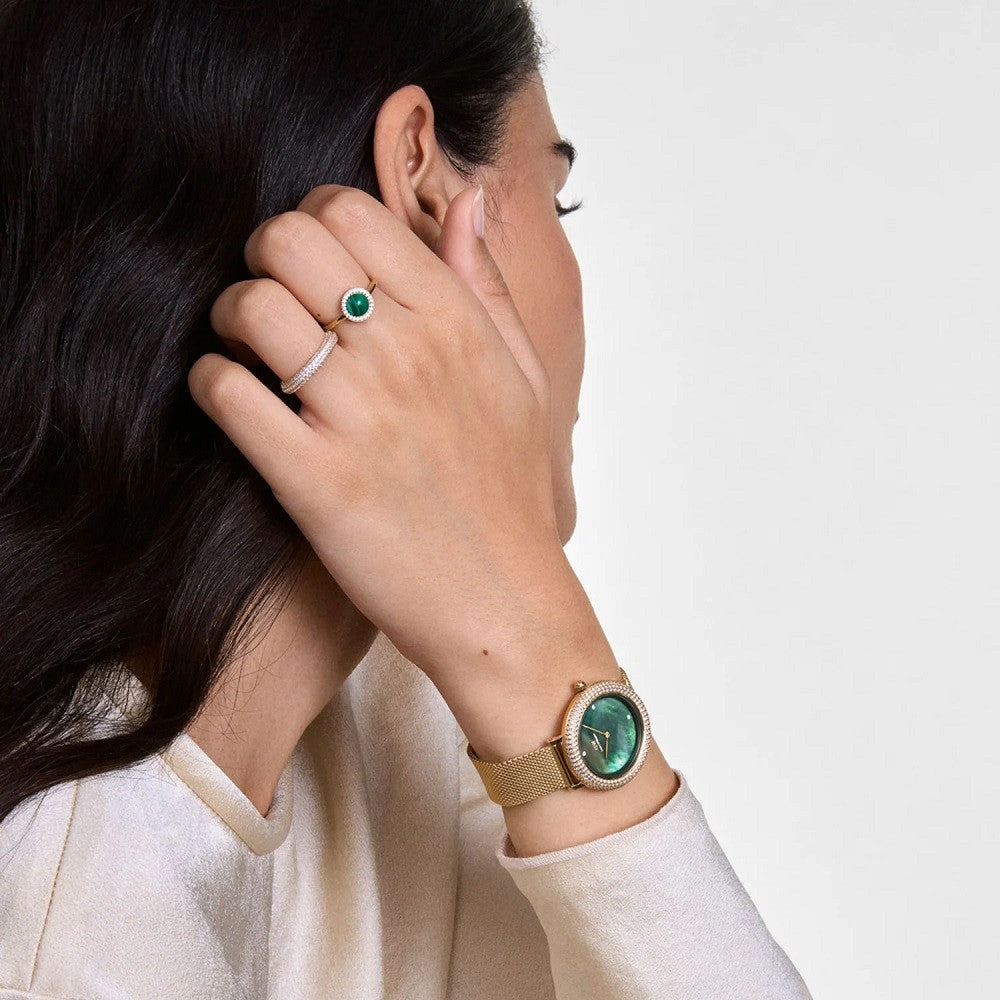 Orologio Donna DANIEL WELLINGTON Crystalline Bezel Evergold Green - DW00100824 - immagine 2