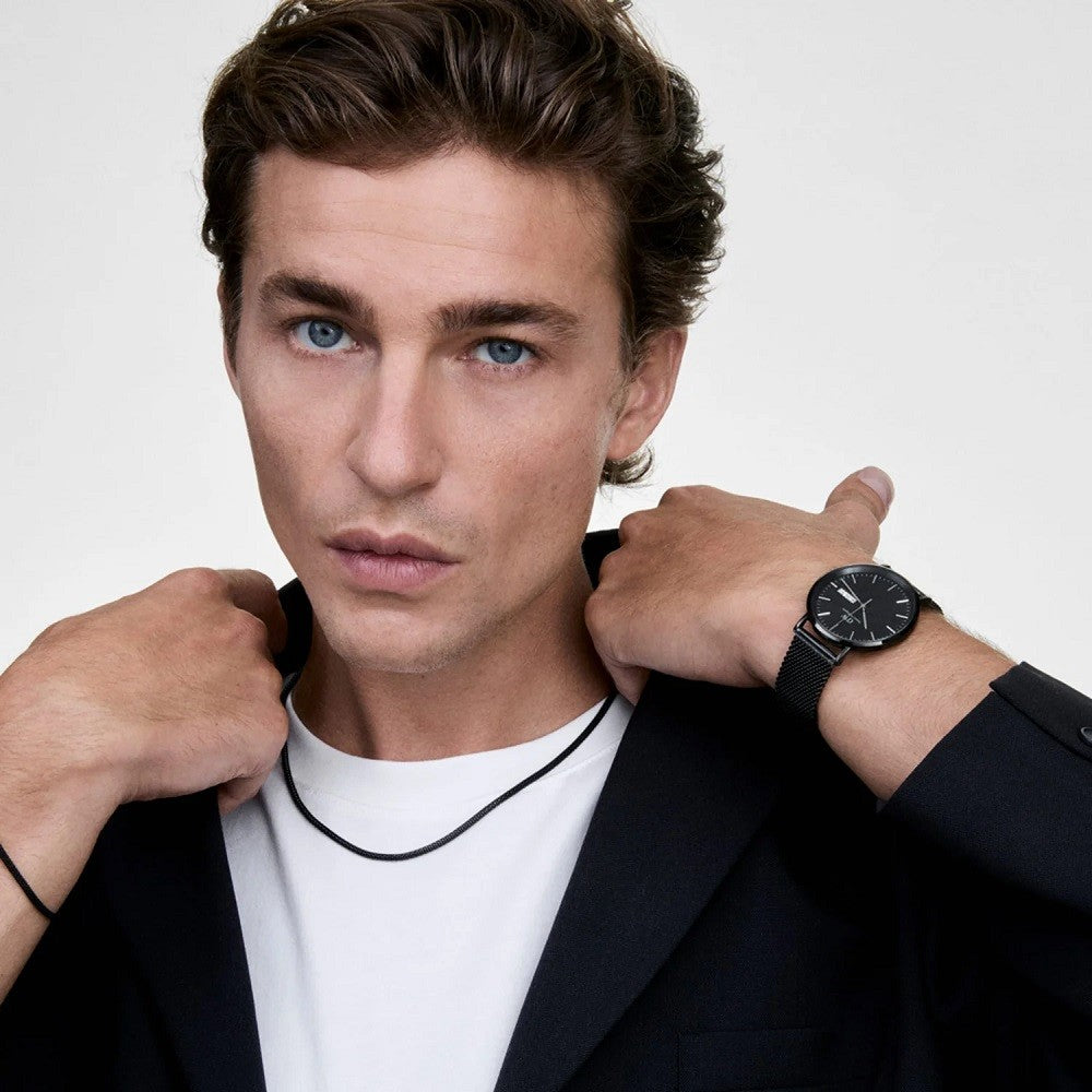 Orologio Uomo DANIEL WELLINGTON Classic Day Display Onyx Black - DW00100831 - immagine 2