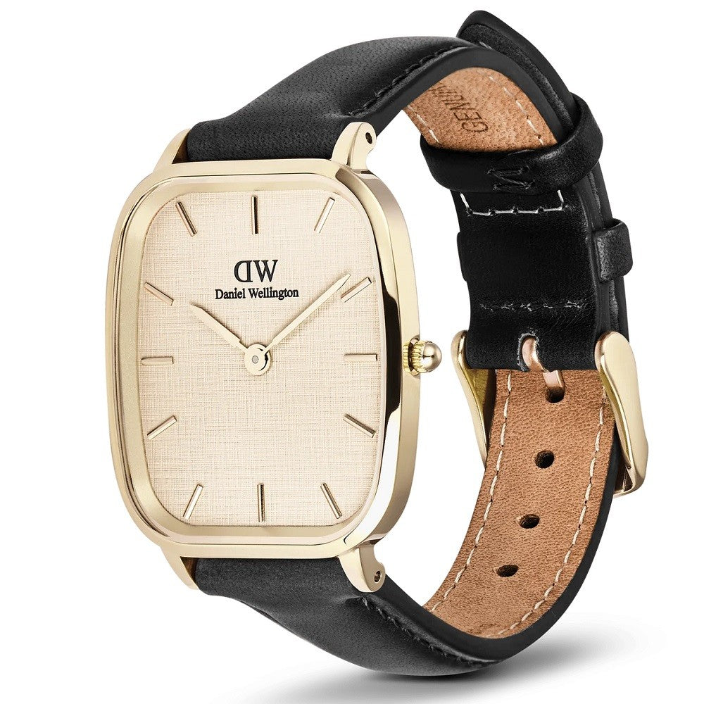 Orologio Uomo DANIEL WELLINGTON Marlon Sheffield Linen Gold - DW00100838 - immagine 3