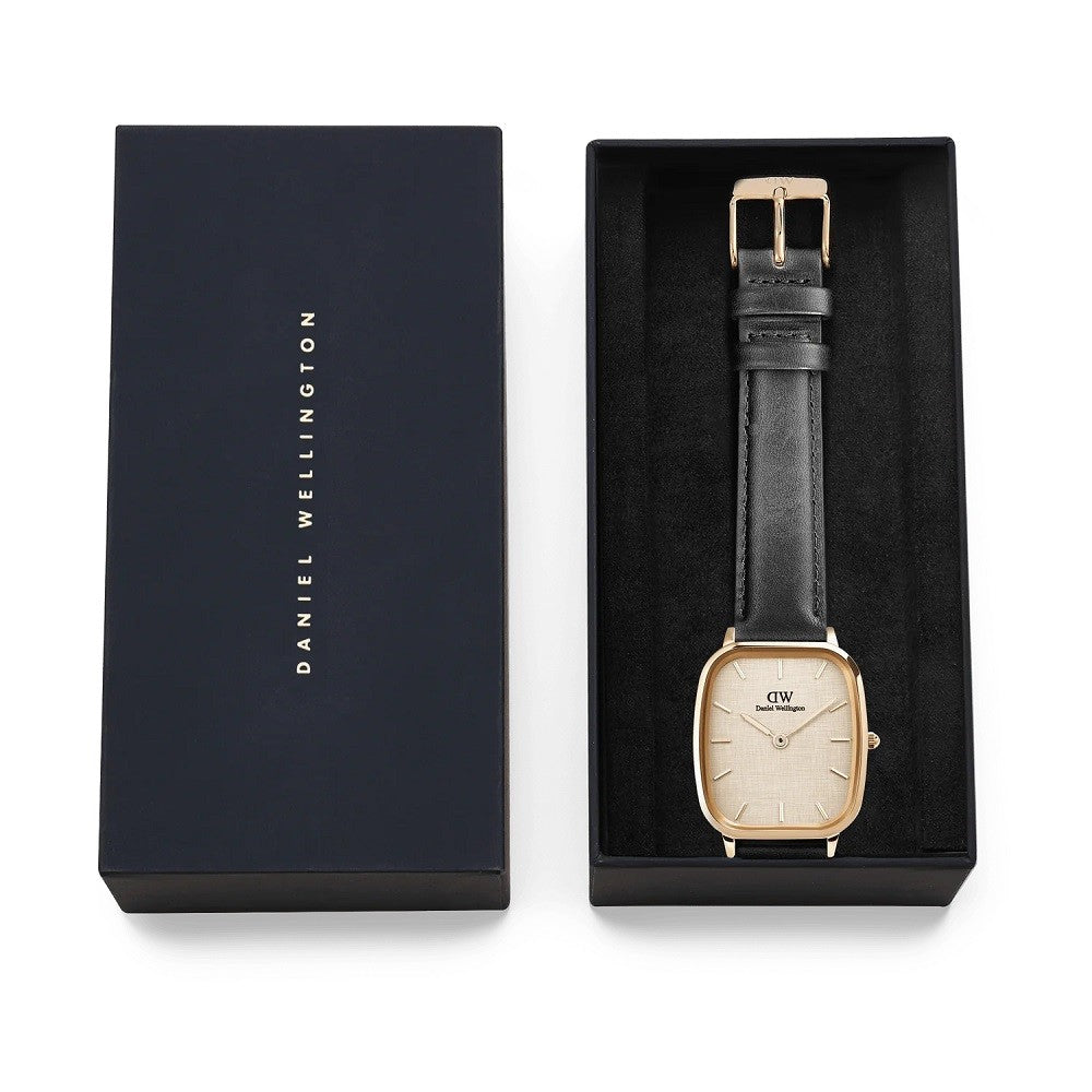 Orologio Uomo DANIEL WELLINGTON Marlon Sheffield Linen Gold - DW00100838 - immagine 5