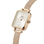 Orologio Donna DANIEL WELLINGTON Quadro Mini Melrose Champagne - DW00100651 - immagine 3