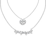 Collana Donna AMEN Quadricuore - CLPMHBB