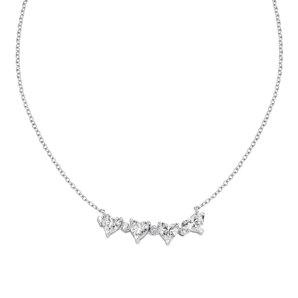 Collana Donna AMEN Quadricuore - CLPMHBB - immagine 3