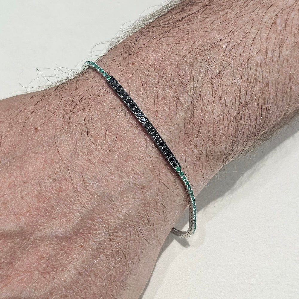 Bracciale Tennis Uomo DALU GIOIELLI - BR950/S-Q9X