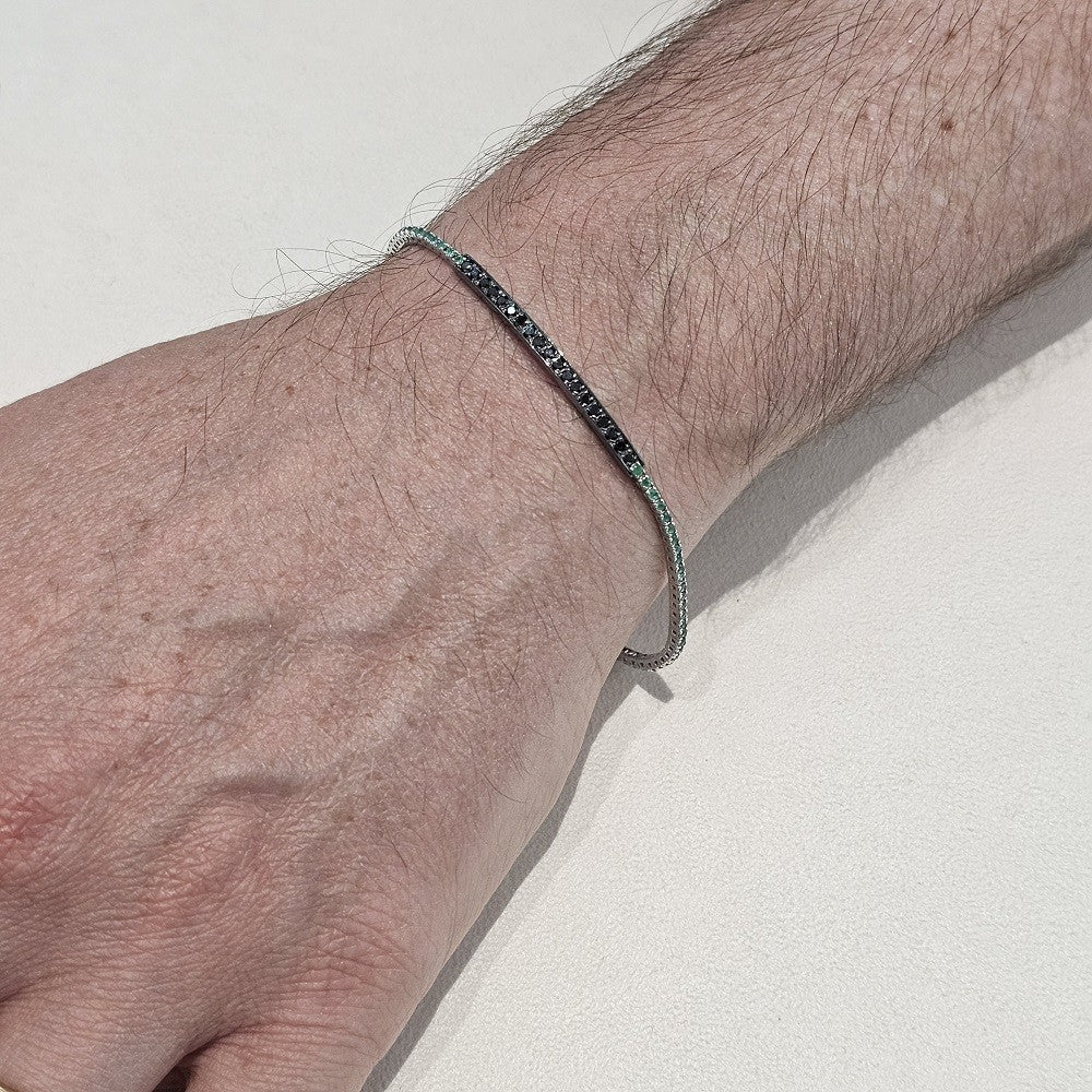 Bracciale Tennis Uomo DALU GIOIELLI - BR950/S-Q9X
