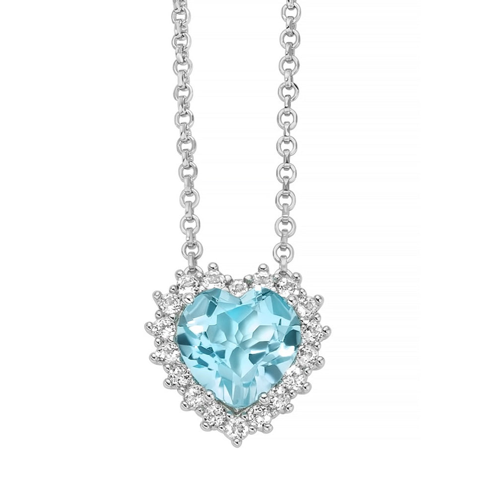 Collana Donna MILUNA Gemma del Cielo 925 - CLD5087
