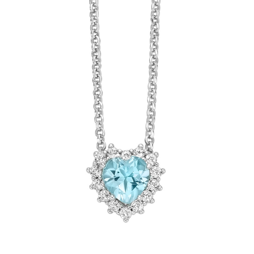 Collana Donna MILUNA Gemma del Cielo 925 - CLD5088